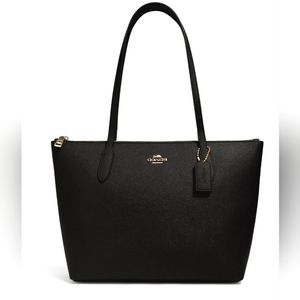 Coach zip top tote